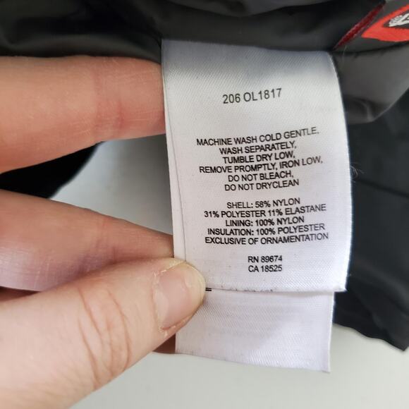 Mountain Hardwear Jacket Womens Medium Black PrimaLoft Insulated Full Zip Trail - Picture 8 of 9